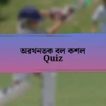 অরথনতক বল কশল Quiz