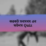 করকট সবসথয এব ফটনস Quiz