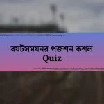 বযটসমযনর পজশন কশল Quiz